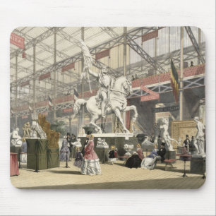 Statues in the Belgium section of the Great Exhibi Mouse Mat