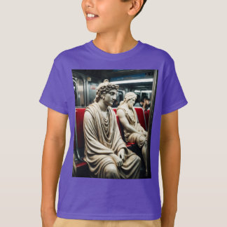 Statues in Transit: A Journey Through Time T-Shirt