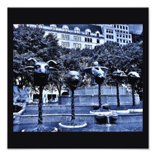 Statues Near Pulitzer Fountain Photo Print