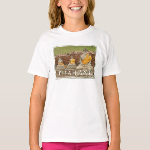 Statues of Sitting Buddhas Ayutthaya, Thailand T-Shirt
