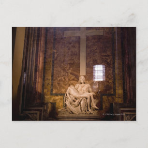 Statues, The Vatican, Rome, Italy Postcard