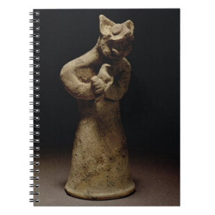 Statuette of a Lion-Headed Demon, Mesopotamia, c.5 Notebook