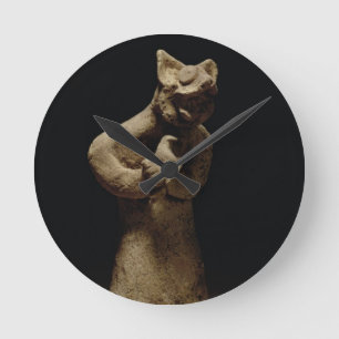 Statuette of a Lion-Headed Demon, Mesopotamia, c.5 Round Clock