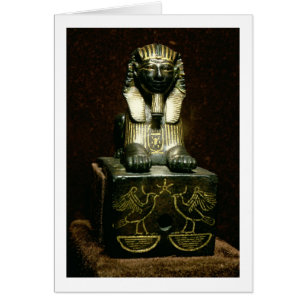 Statuette of a sphinx of King Tuthmosis III, New K