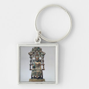 Statuette of Buddha in meditation, Tang Key Ring