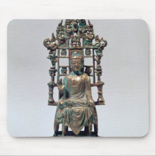 Statuette of Buddha in meditation, Tang Mouse Mat