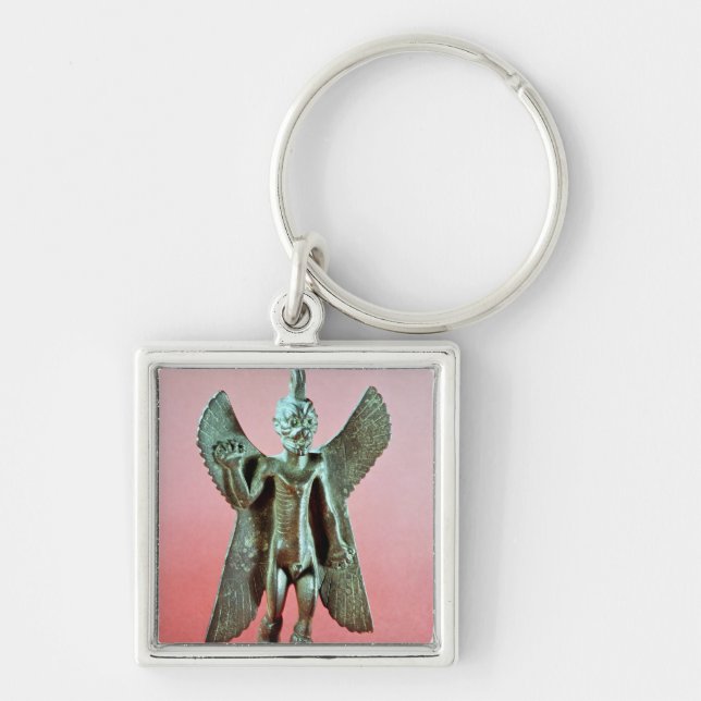 Statuette of Pazuzu, an Assyrian wind demon Key Ring (Front)