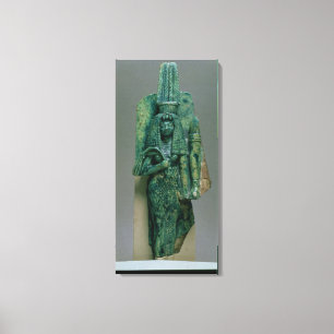 Statuette of Queen Tiye, wife of Amenophis III, Ne Canvas Print