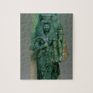 Statuette of Queen Tiye, wife of Amenophis III, Ne Jigsaw Puzzle