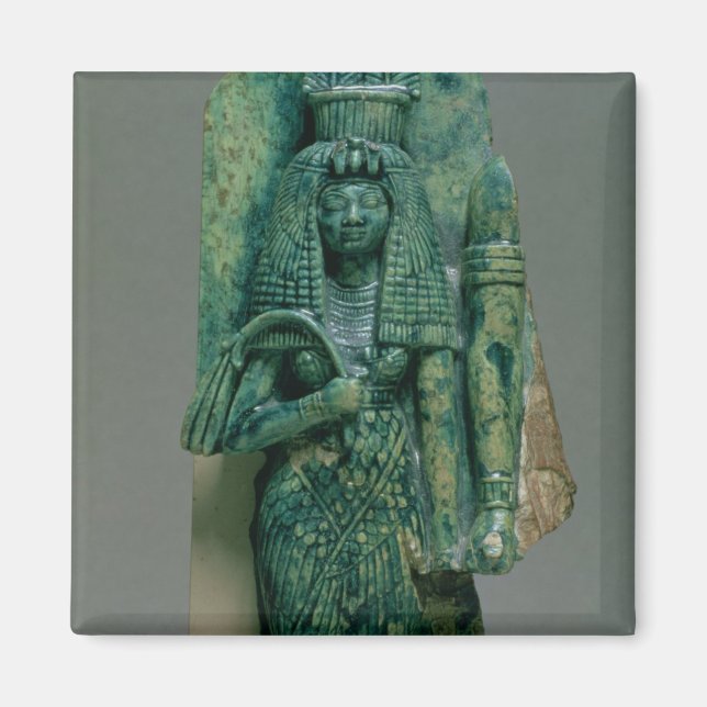 Statuette of Queen Tiye, wife of Amenophis III, Ne Magnet (Front)