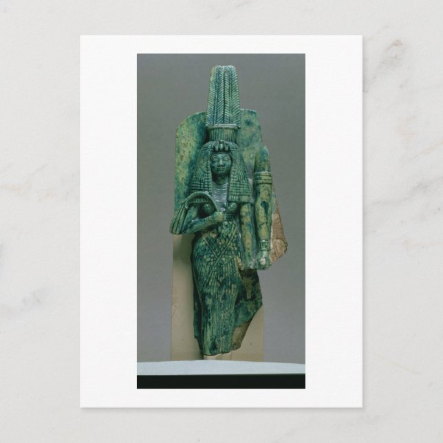 Statuette of Queen Tiye, wife of Amenophis III, Ne Postcard (Front)
