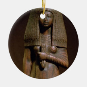Statuette of the Tuya, head of the harem of Min, N Ceramic Tree Decoration