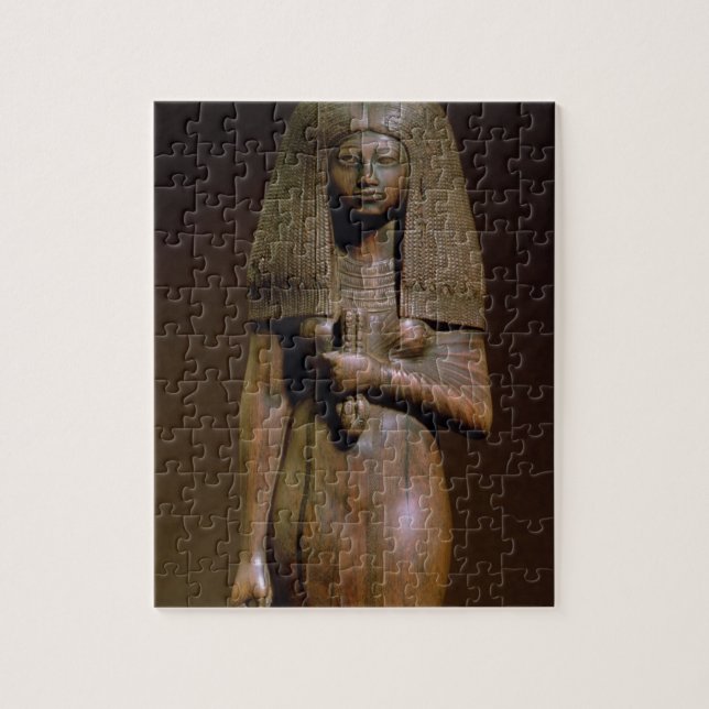 Statuette of the Tuya, head of the harem of Min, N Jigsaw Puzzle (Vertical)