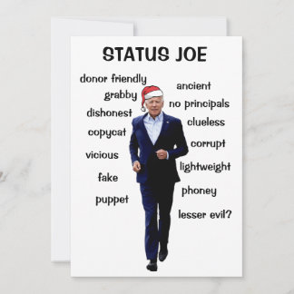 Status Joe Holiday Card