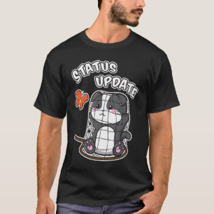 Status Update Cute Kitten Kitty Cat Caught In Net T-Shirt