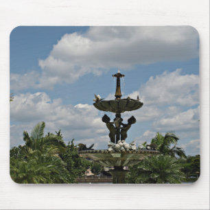 Statute in Hollis Gardens Mouse Mat