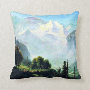 Staubbach Falls near Lauterbrunnen Switzerland Cushion
