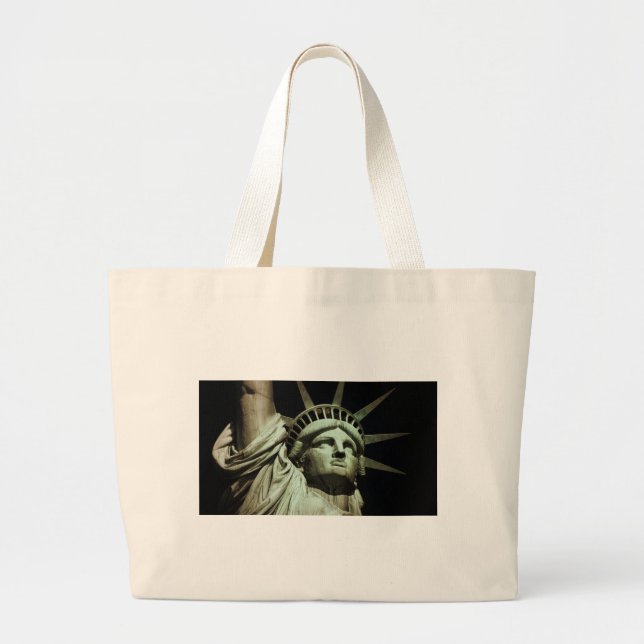 Staue of Liberty Large Tote Bag (Front)