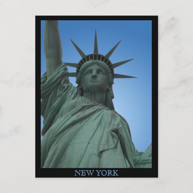 Staue of Liberty Postcard Custom New York Postcard (Front)