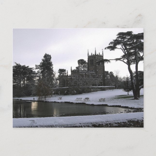 Staunton Harold Church Leicestershire England Postcard (Front)