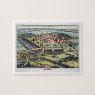 Staunton Harold in the county of Leicester engrave Jigsaw Puzzle