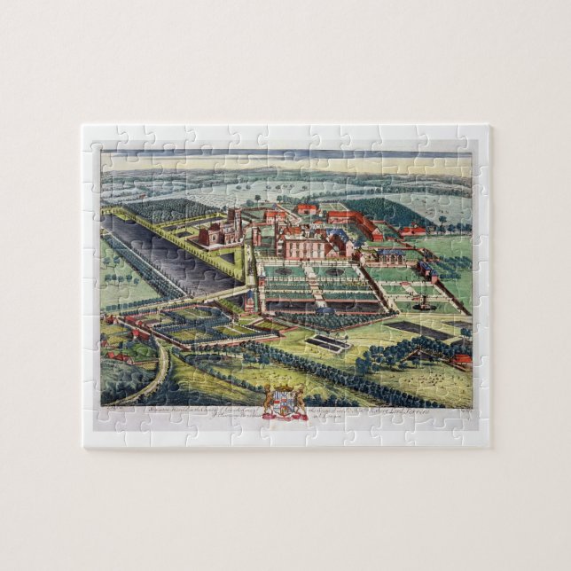 Staunton Harold in the county of Leicester engrave Jigsaw Puzzle (Horizontal)