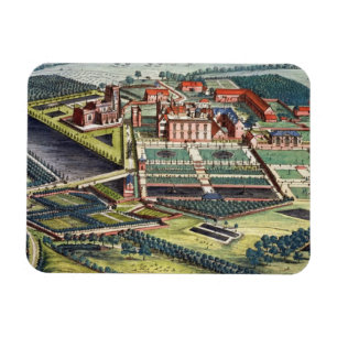 Staunton Harold in the county of Leicester engrave Magnet