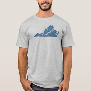Staunton Virginia Wood Grain T-Shirt