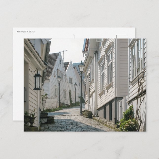 Stavanger Norway Postcard (Front/Back)