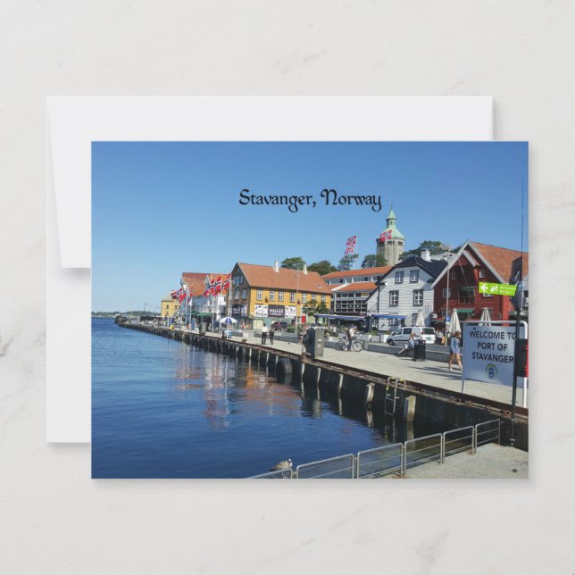 Stavanger, Norway scenic photograph Card (Front)