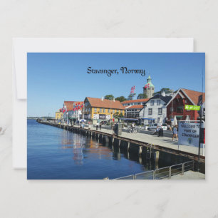 Stavanger, Norway scenic photograph, Card