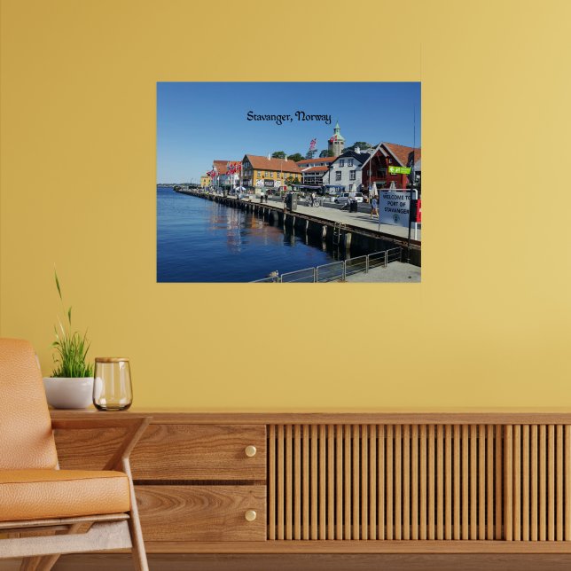 Stavanger, Norway scenic photograph Poster (Living Room 2)