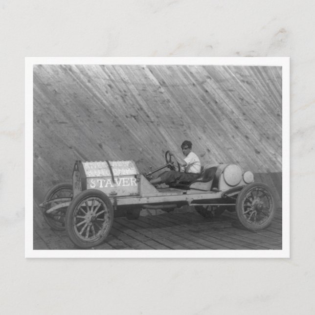 Staver Automobile Postcard (Front)
