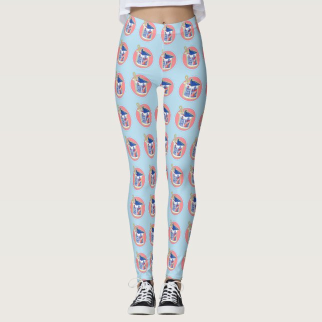 Stawberry yogurt leggings (Front)