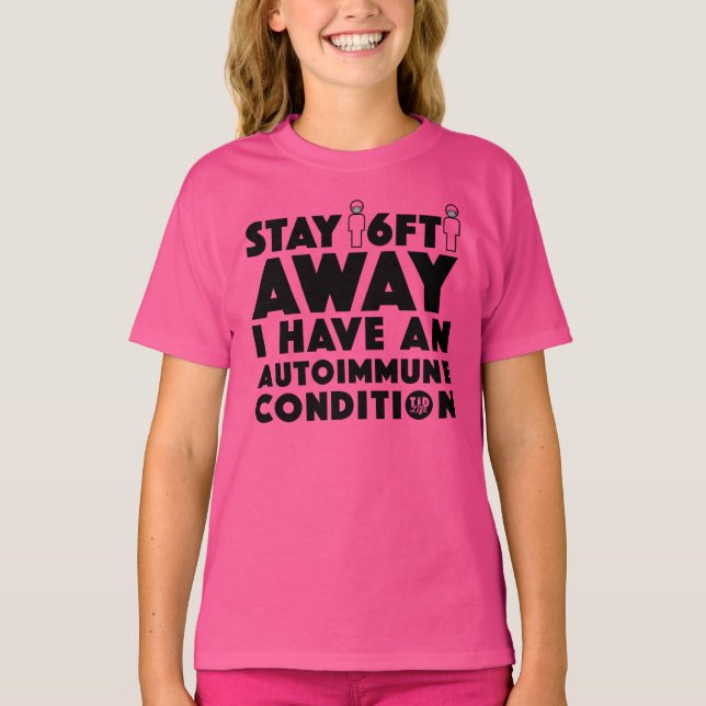 Stay 6ft Away [Ink] T-Shirt (Front)