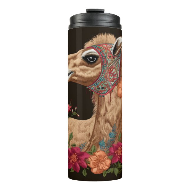 Stay Adventurous and Hydrated with our Camel Thermal Tumbler (Front)