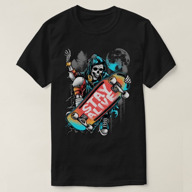 Stay Alive T-Shirt (Design Front)