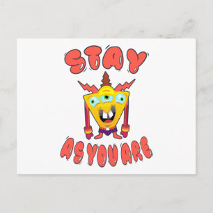 Stay as you are postcard