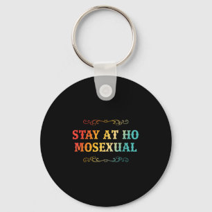 Stay At Ho Moual Funny Design  Key Ring