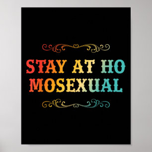 Stay At Ho Moual Funny Design  Poster