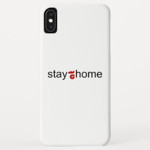 Stay at home iPhone XS max case