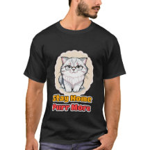 Stay At Home Cat Mum Funny Pet Lover Gift