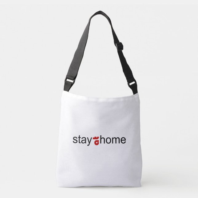 Stay at home crossbody bag (Front)