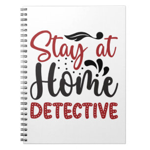 Stay at home detective notebook