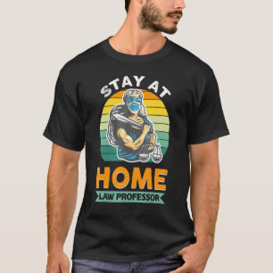 Stay At Home Law Professor Job Colleague And Cowor T-Shirt
