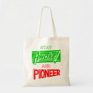 Stay Awake and Pioneer Tote Bag
