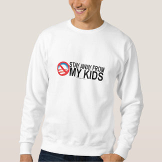 Stay Away From My Kids Mens Adult Sweatshirt
