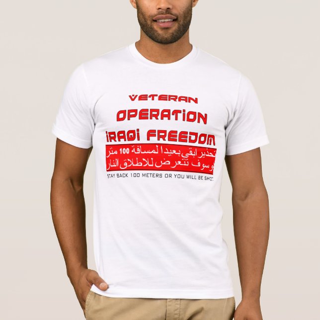 Stay Back 100 Metres... T-Shirt (Front)
