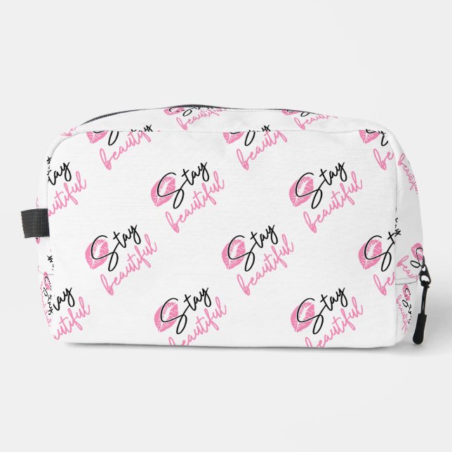 Stay Beautiful Cosmetic  Dopp Kit (Front)