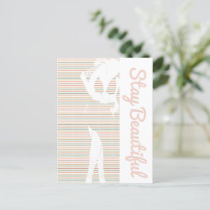 Stay Beautiful Thick Chick Postcard